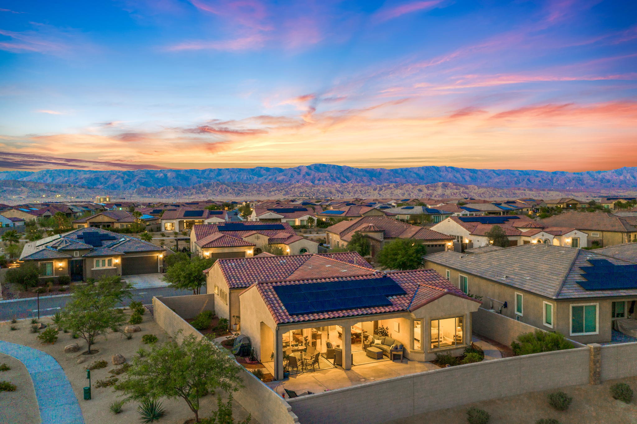 49 Cabernet Rancho Mirage, CA 92270 - Photo 40 of 40 an aerial view of residential houses and outdoor space