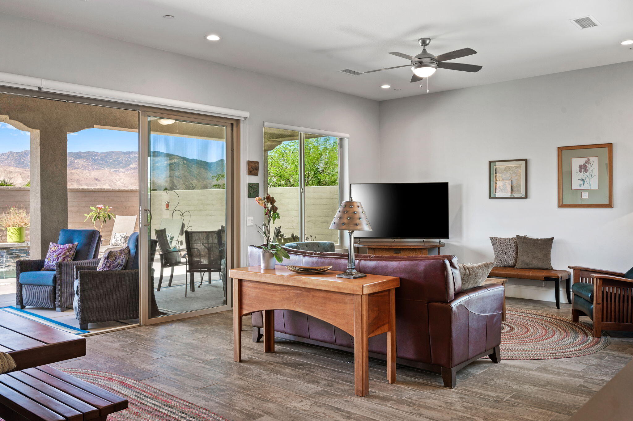 49 Cabernet Rancho Mirage, CA 92270 - Photo 4 of 40 a view of a livingroom with workspace and a window