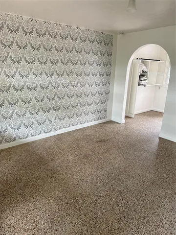 a view of a room with closet