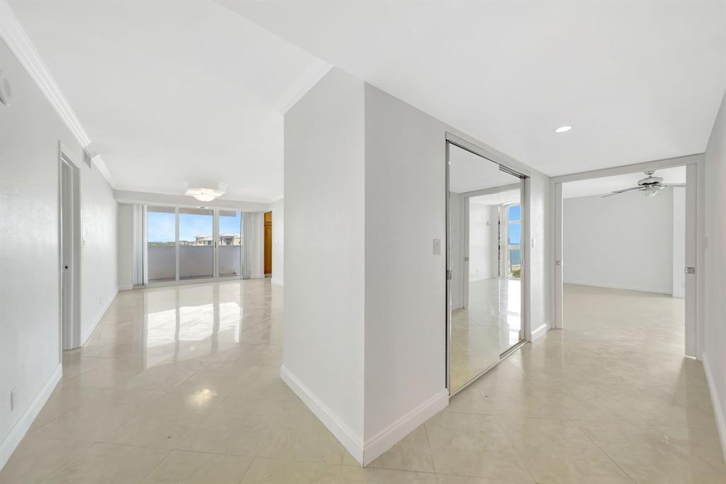 1360 South Ocean Boulevard, Unit 905 Pompano Beach, FL 33062 - Photo 18 of 57 a view of entryway with a hallway