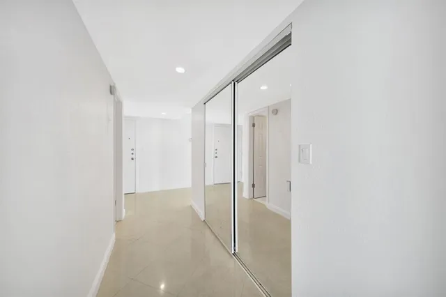 a view of a balcony with city view