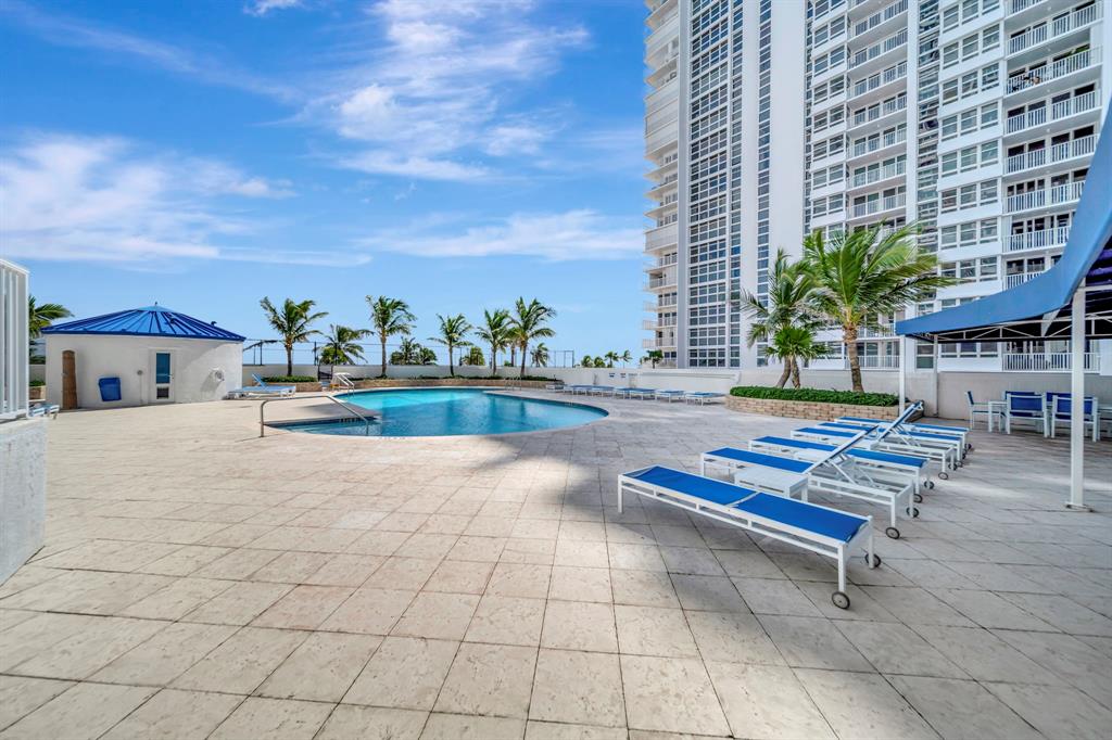 1360 South Ocean Boulevard, Unit 905 Pompano Beach, FL 33062 - Photo 36 of 57 OCEANSIDE POOL WITH HUGE POOL DECK