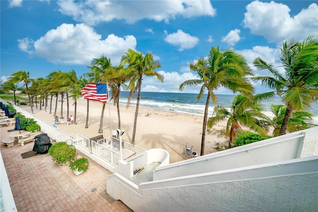 1360 South Ocean Boulevard, Unit 905 Pompano Beach, FL 33062 - Photo 38 of 57 STAIRWAY TO BEACH FROM DECK