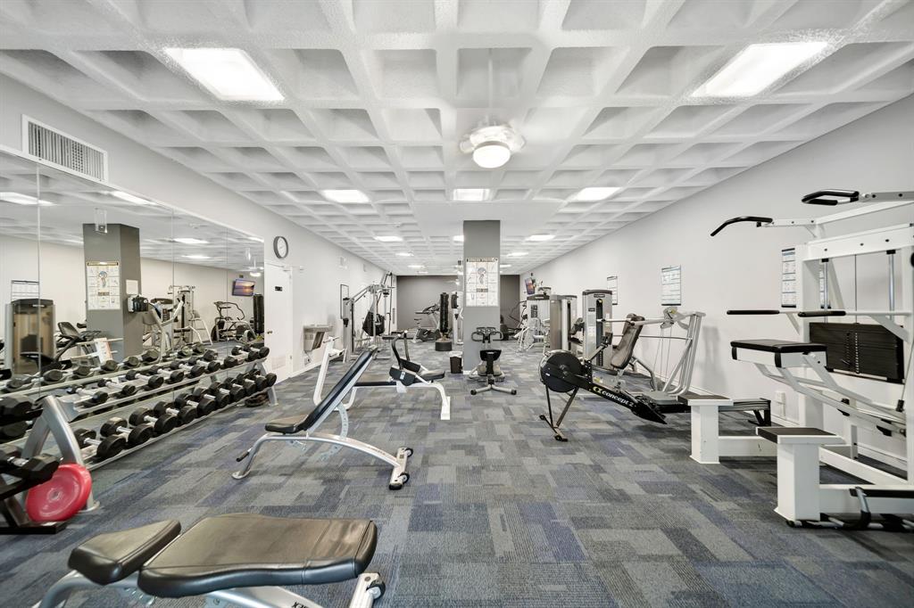 1360 South Ocean Boulevard, Unit 905 Pompano Beach, FL 33062 - Photo 49 of 57 a view of a room with gym equipment