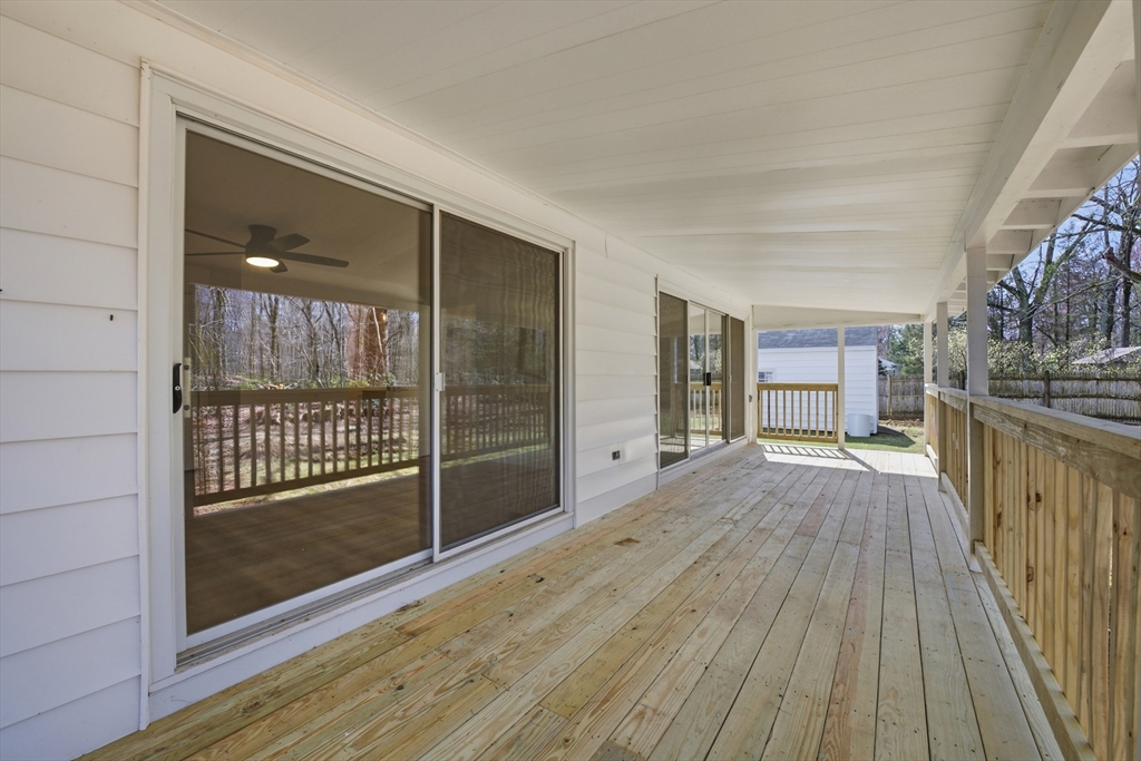 309 Pleasant Street Paxton, MA 01612 - Photo 27 of 27 a view of a balcony with wooden floor