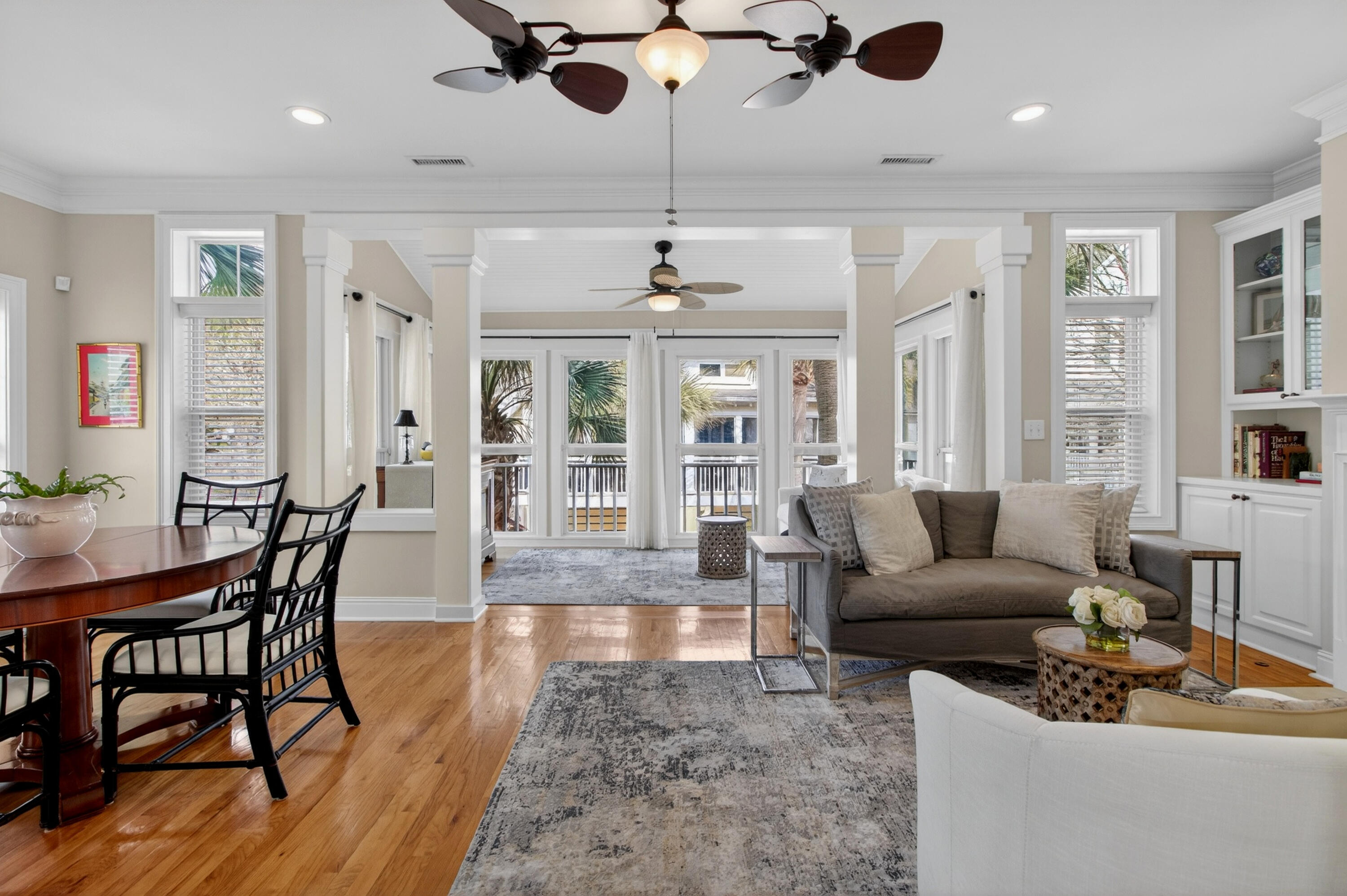 1650 Long Grove Drive Mount Pleasant, SC 29464 - Photo 15 of 52 Living area toward sunroom...