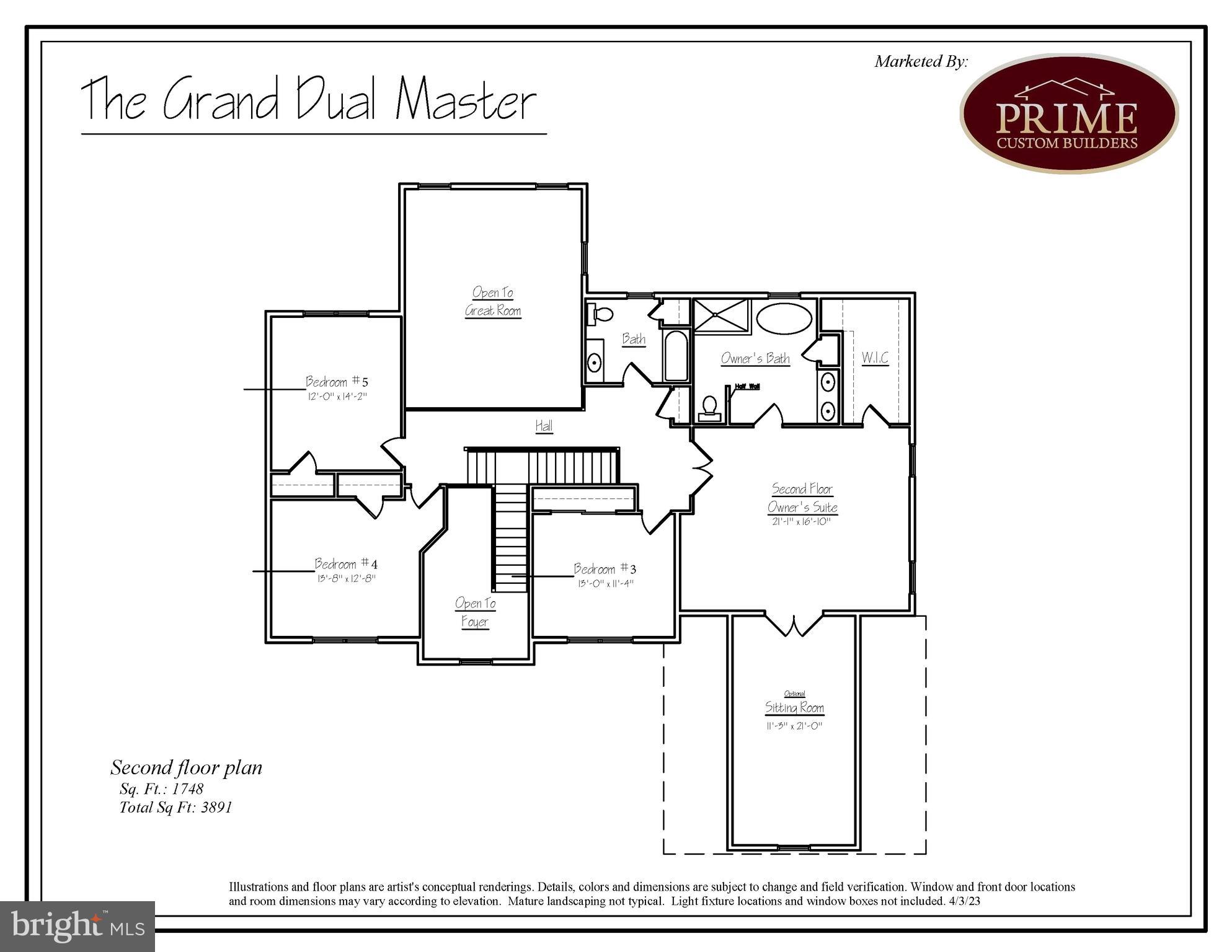 37 Barbertown Point Breeze Road Frenchtown, NJ 08825 - Photo 3 of 56 Grand - Second Floor Layout