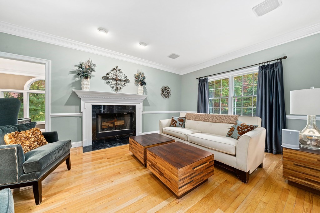 105 Waterman Road Canton, MA 02021 - Photo 17 of 39 a living room with furniture and a fireplace