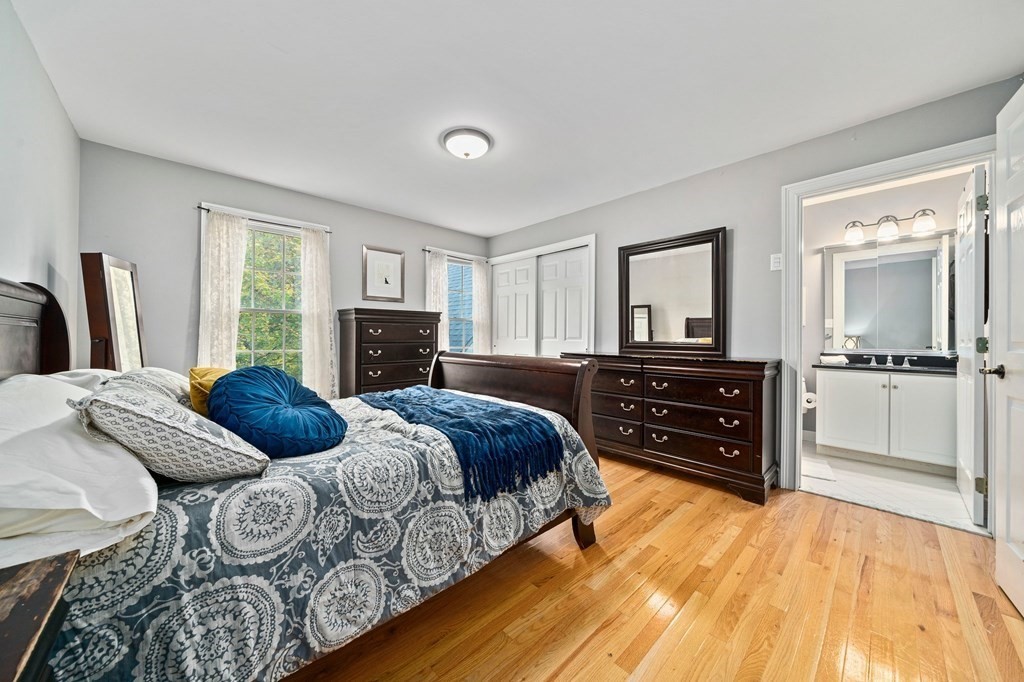 105 Waterman Road Canton, MA 02021 - Photo 26 of 39 a bedroom with a bed and wooden floor