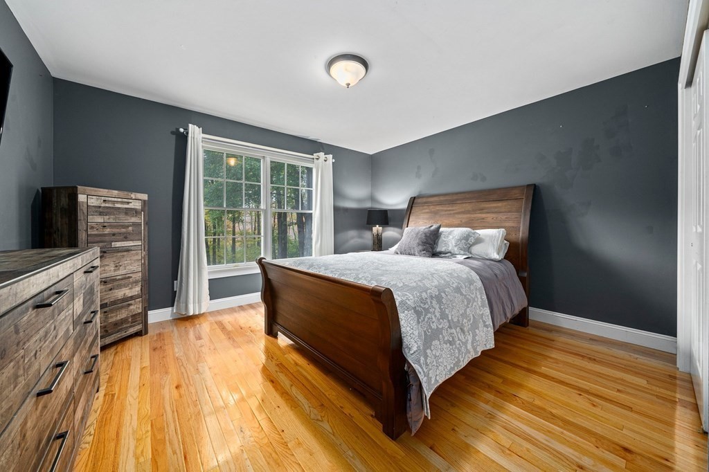 105 Waterman Road Canton, MA 02021 - Photo 28 of 39 a bedroom with a bed and a flat tv screen on dresser
