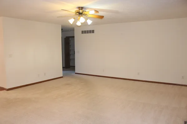 a view of an empty room