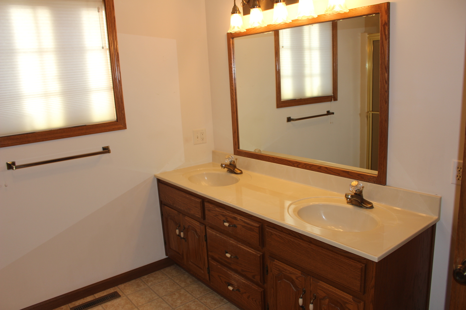 3 Delmar Drive Clinton, IL 61727 - Photo 22 of 44 a bathroom with a sink and a mirror
