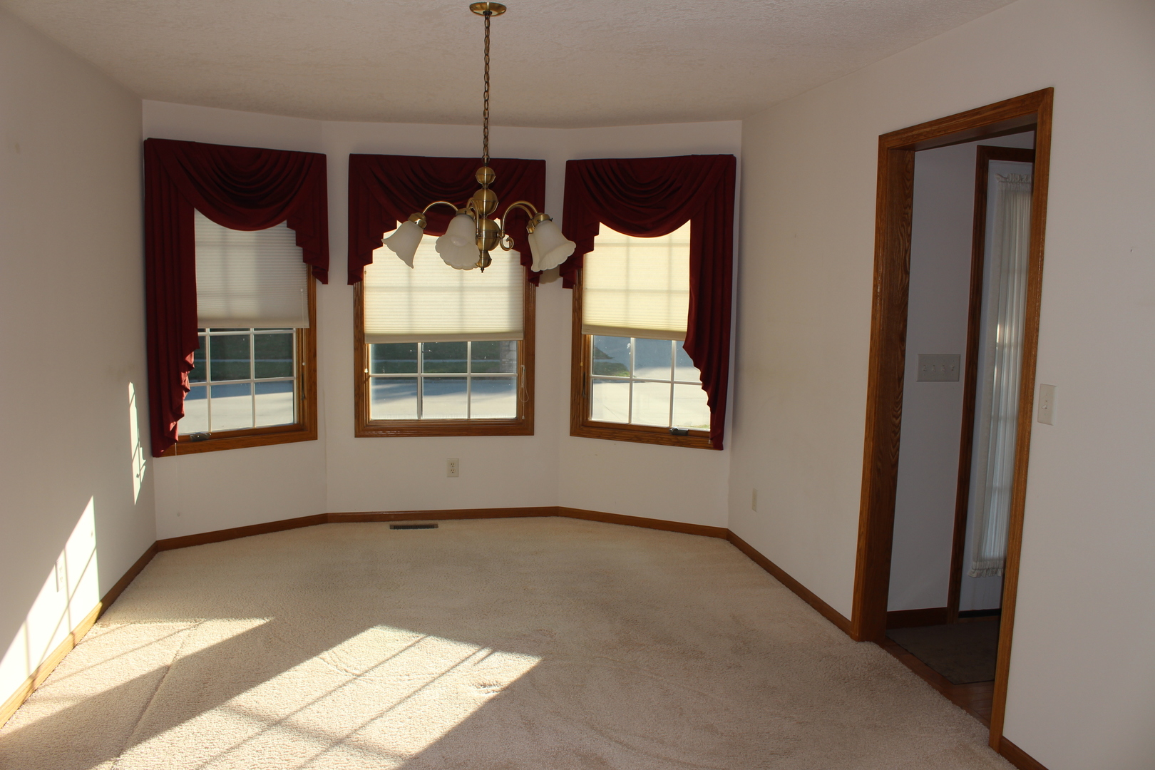 3 Delmar Drive Clinton, IL 61727 - Photo 7 of 44 a view of a room with a large window and chandelier