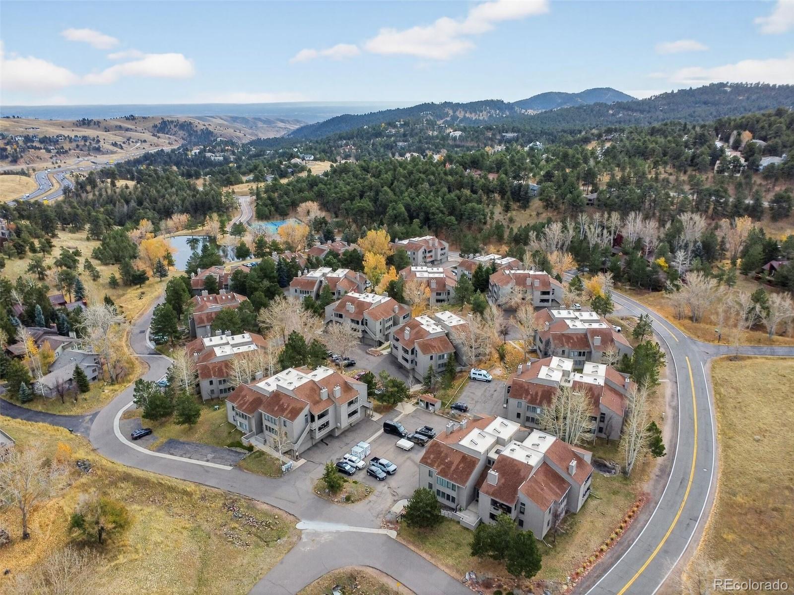 23660 Pondview Place, Unit E Golden, CO 80401 - Photo 2 of 26 an aerial view of multiple house