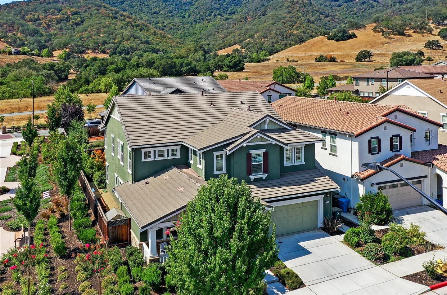 1130 Ruby Way Gilroy, CA 95020 - Photo 31 of 36 an aerial view of a house with yard