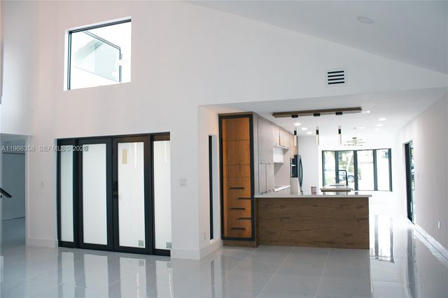 view of hall way with furniture