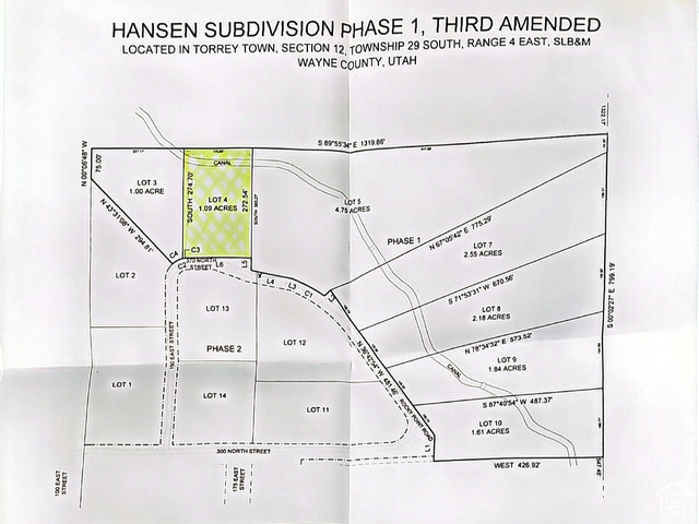 169 East 370 North Torrey, UT 84775 - Photo 23 of 23 Parcel map