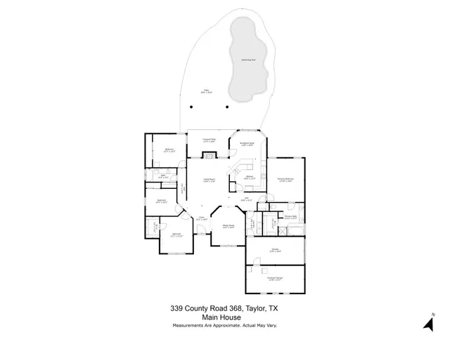 $895,000 | 339 County Road 368, Taylor, TX 76574