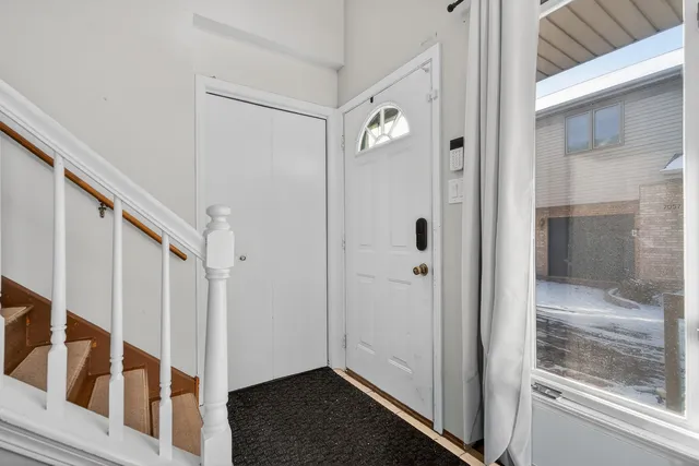 a view of front door