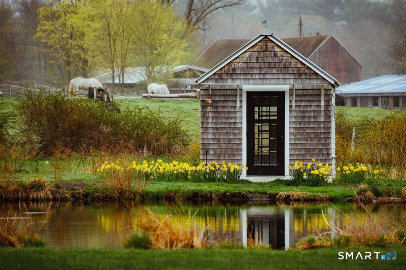 24 Ayer Road Franklin, CT 06254 - Photo 8 of 15 Misty spring mornings add to the magic at the duck house with Ayer Mt farm in the background.