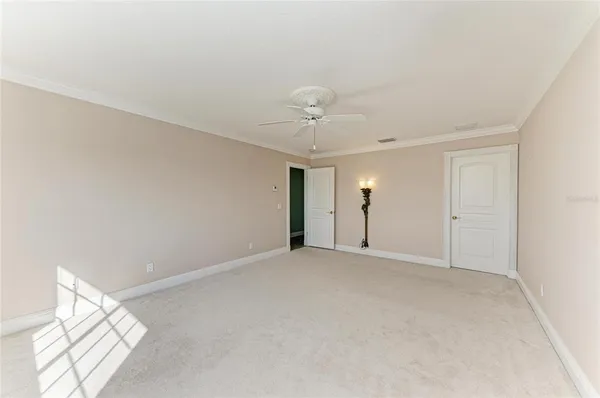 a view of a lake from a balcony