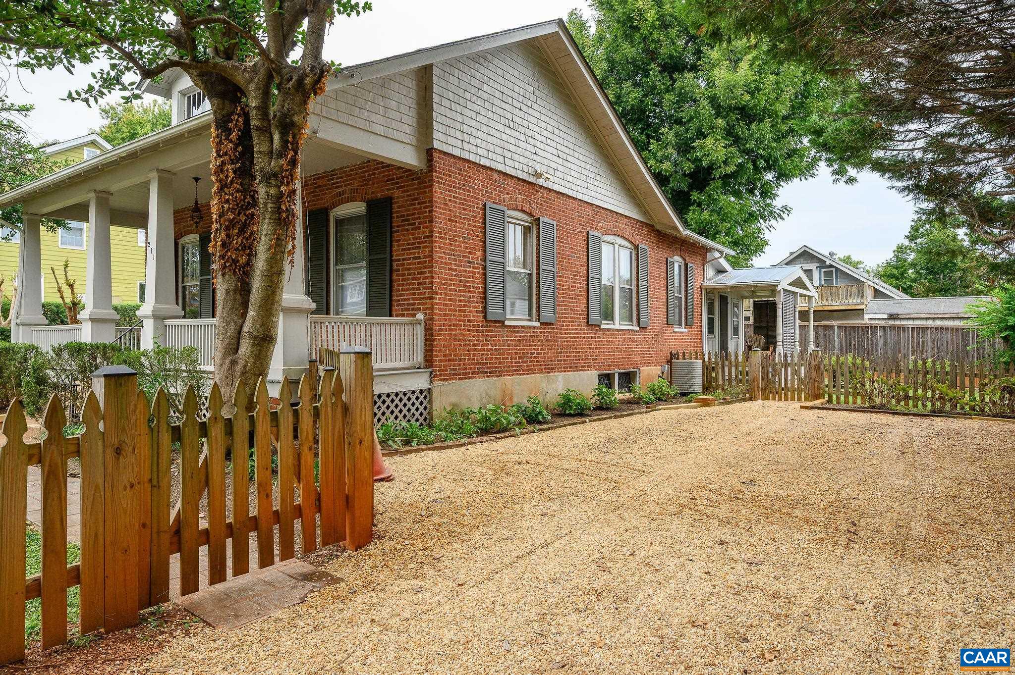 211 Robertson Avenue Charlottesville, VA 22903 - Photo 20 of 28 front view of a house with a yard