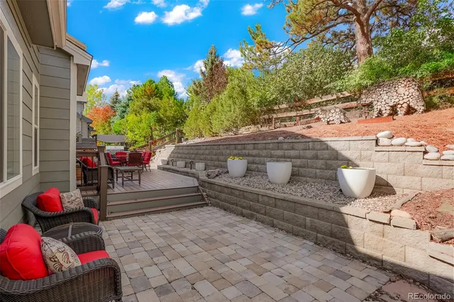 a view of deck with patio