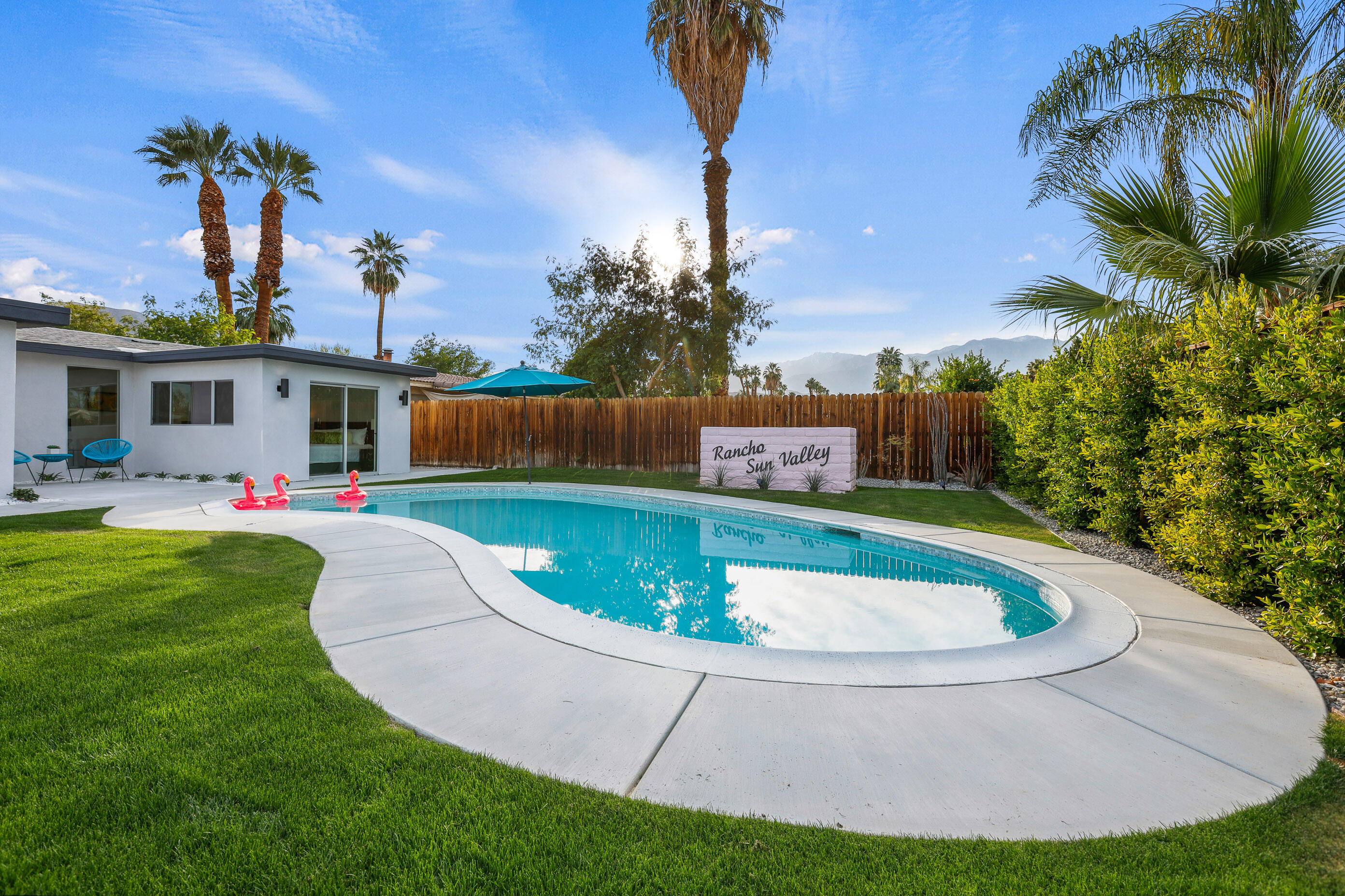 70170 Sun Valley Drive Rancho Mirage, CA 92270 - Photo 23 of 25 a view of outdoor space yard and swimming pool