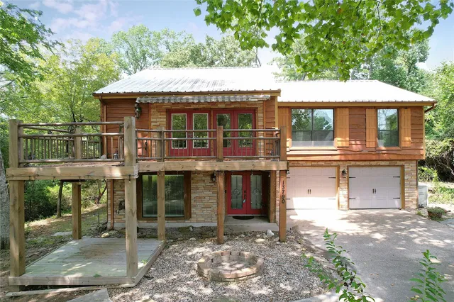 front view of a house with a porch