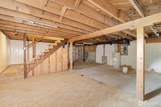 a view of a door with wooden floor