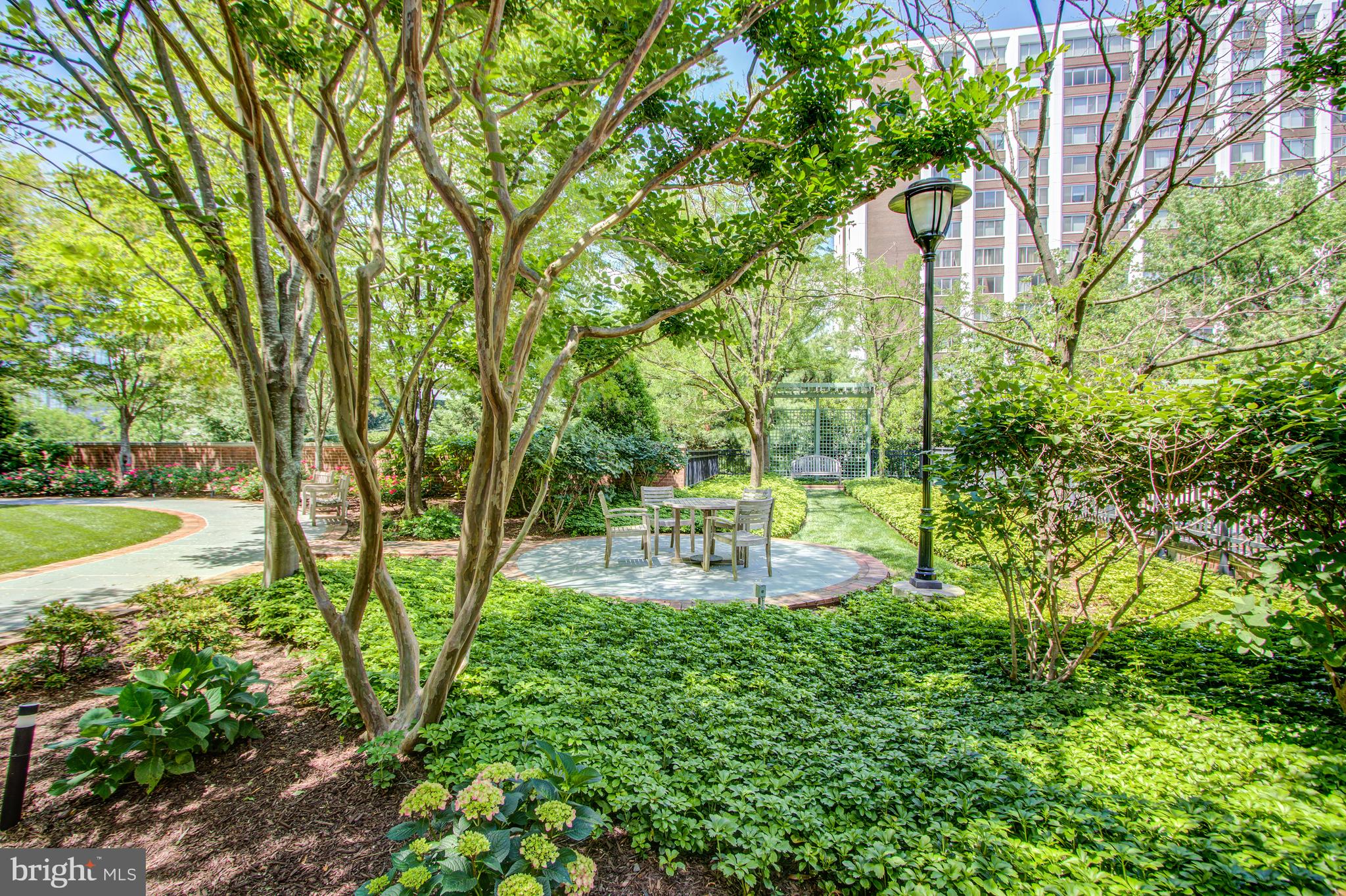 11700 Old Georgetown Road, Unit 214 Rockville, MD 20852 - Photo 41 of 44 a view of swimming pool from a garden