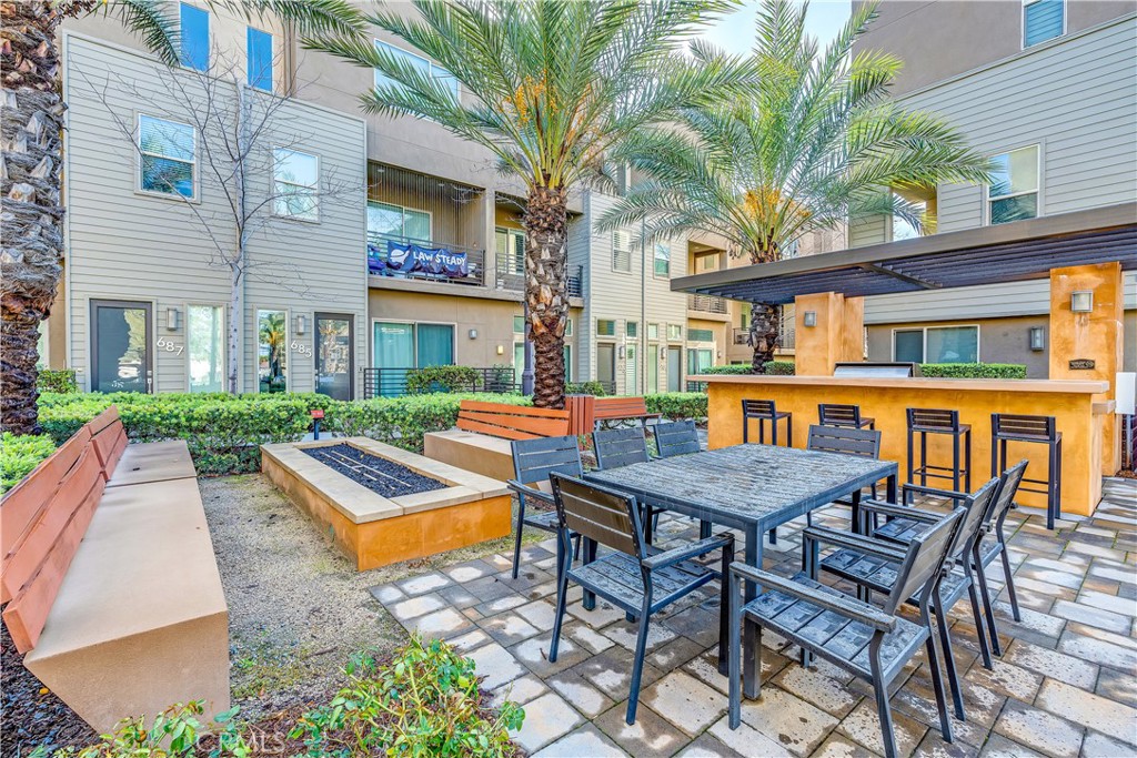 755 Sawyer Place Upland, CA 91786 - Photo 49 of 57 a view of a dinning table and chairs in the patio