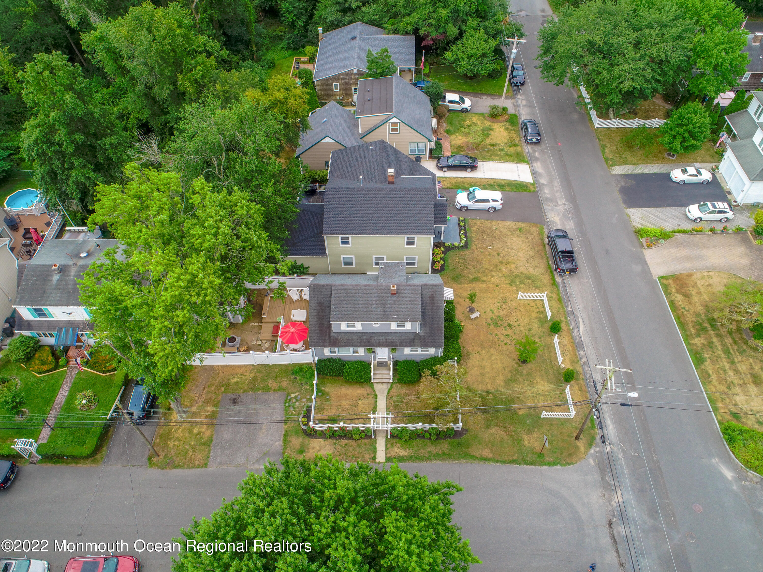 111 Manito Road Manasquan, NJ 08736 - Photo 34 of 37 an aerial view of a house with a garden