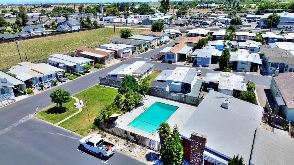 3506 Homestead Way Ceres, CA 95307 - Photo 4 of 39 an aerial view of a house with a swimming pool yard and outdoor seating