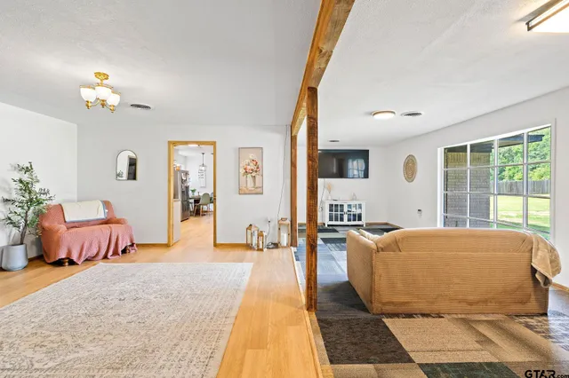 a bed room with a bed and a couch