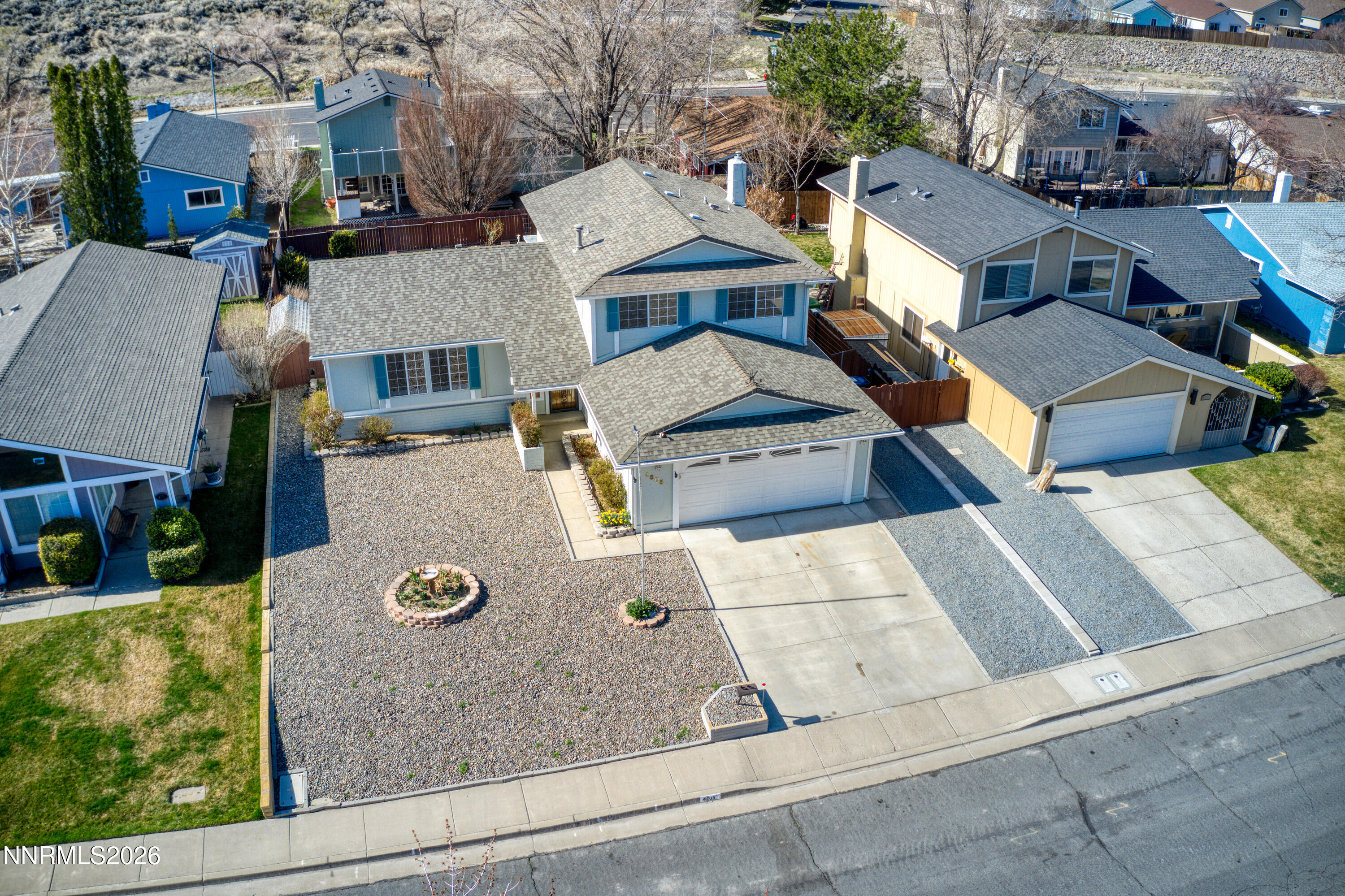 4505 Gorc Way Reno, NV 89502 - Photo 2 of 48 an aerial view of a house with swimming pool