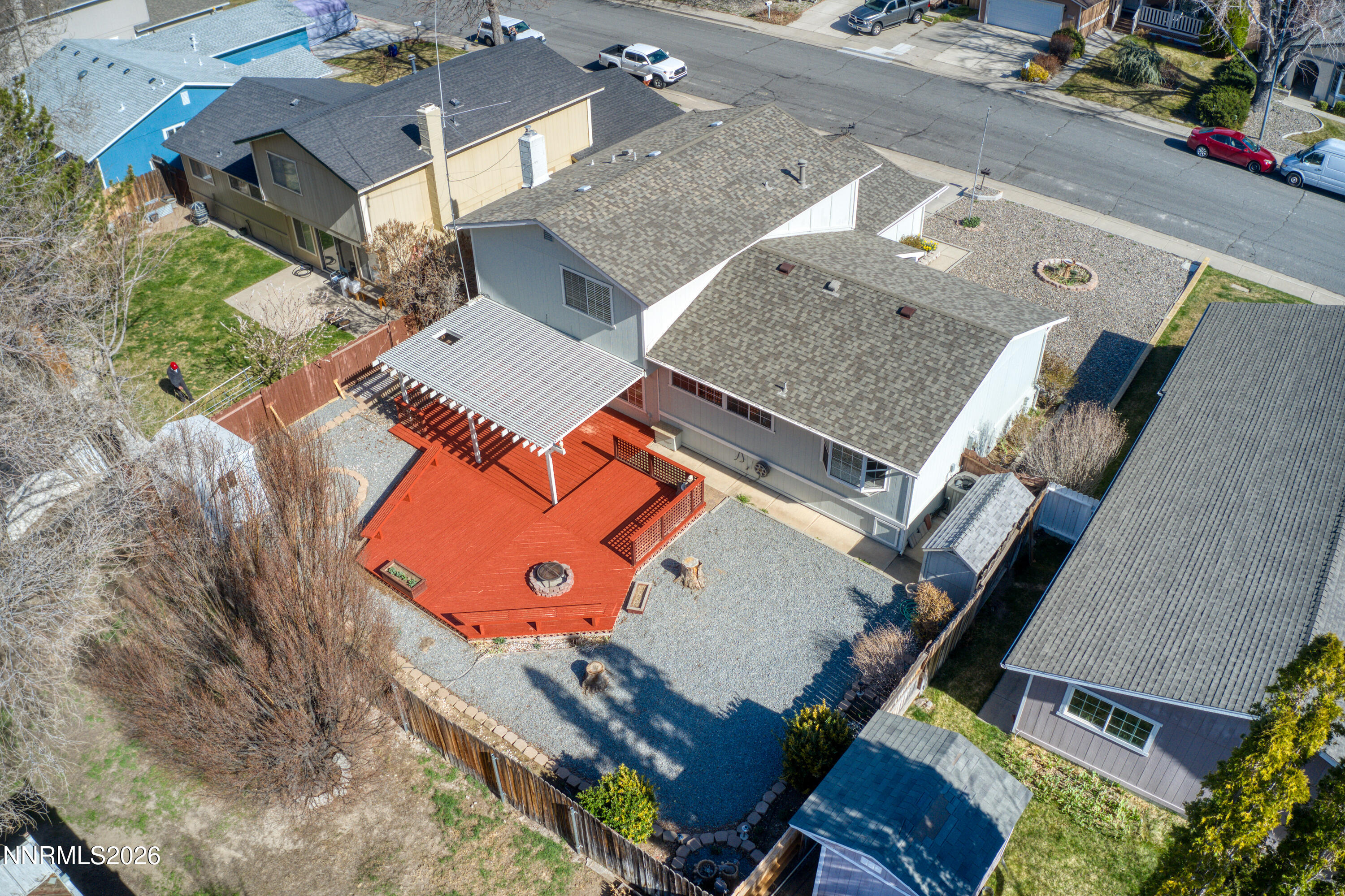 4505 Gorc Way Reno, NV 89502 - Photo 46 of 48 an aerial view of a house with a yard
