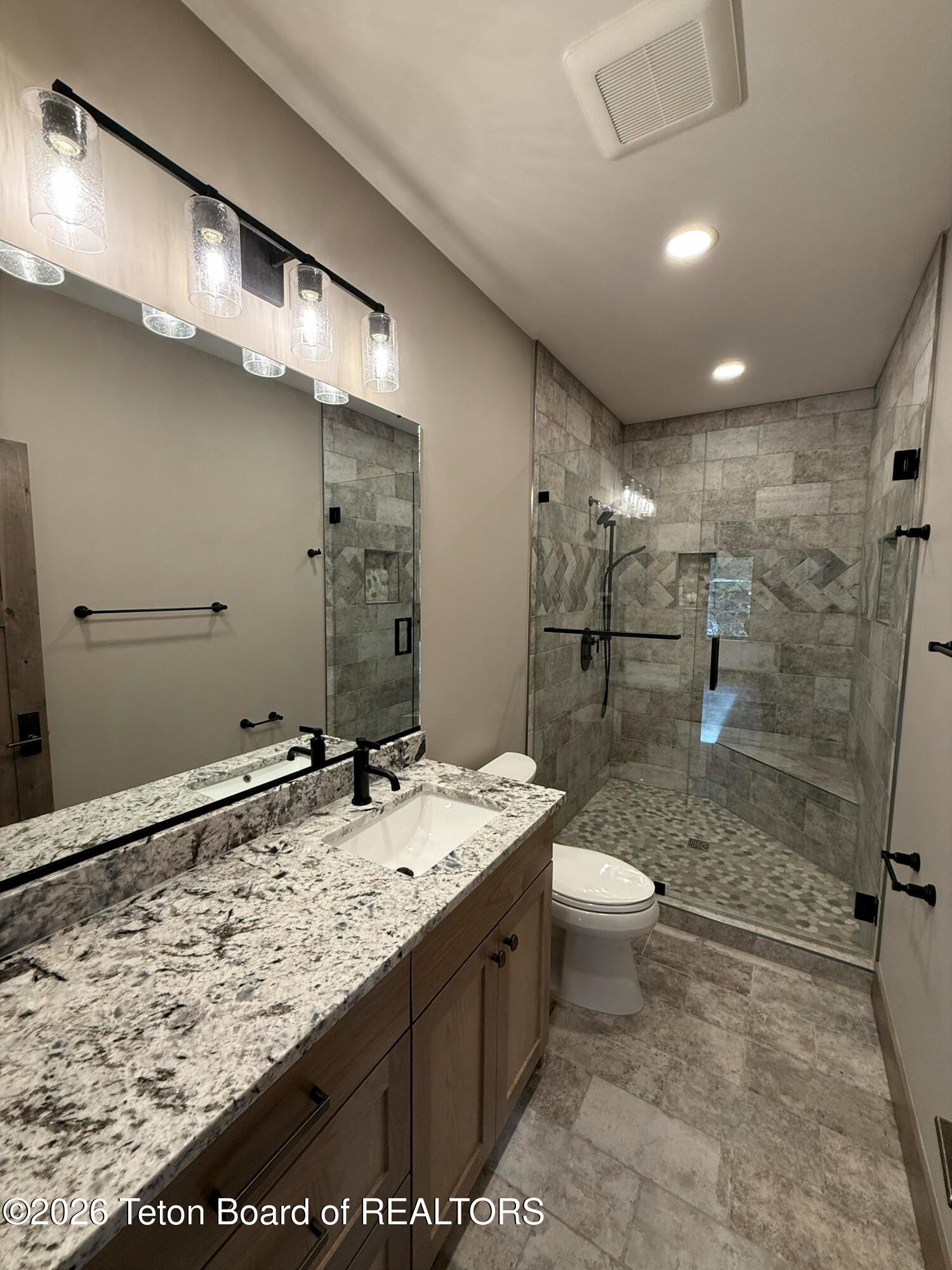 5727 Forest Ridge Road Victor, ID 83455 - Photo 39 of 56 Lower Level 2 Bathroom 2