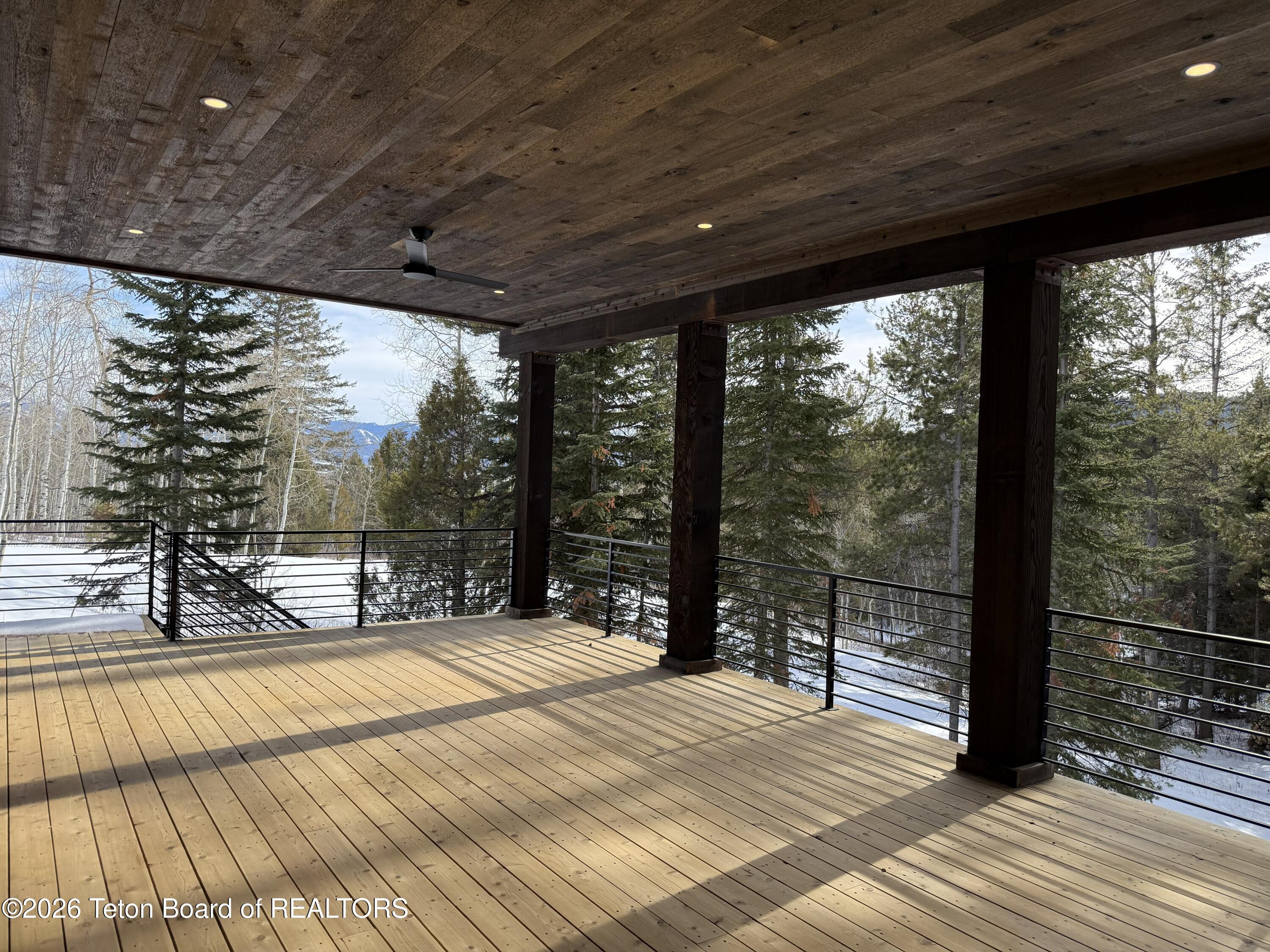 5727 Forest Ridge Road Victor, ID 83455 - Photo 52 of 56 Upper Covered Deck