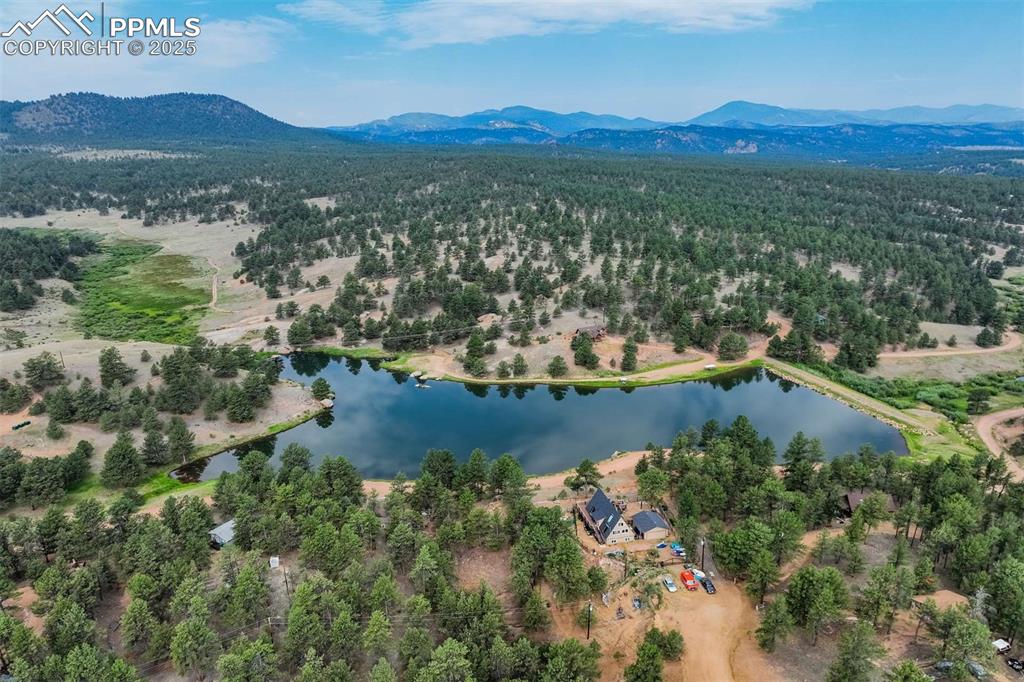 39 Reed Drive Florissant, CO 80816 - Photo 23 of 25 Wilson Lake and surrounding roads in the subdivision