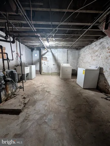 a view of storage and utility room