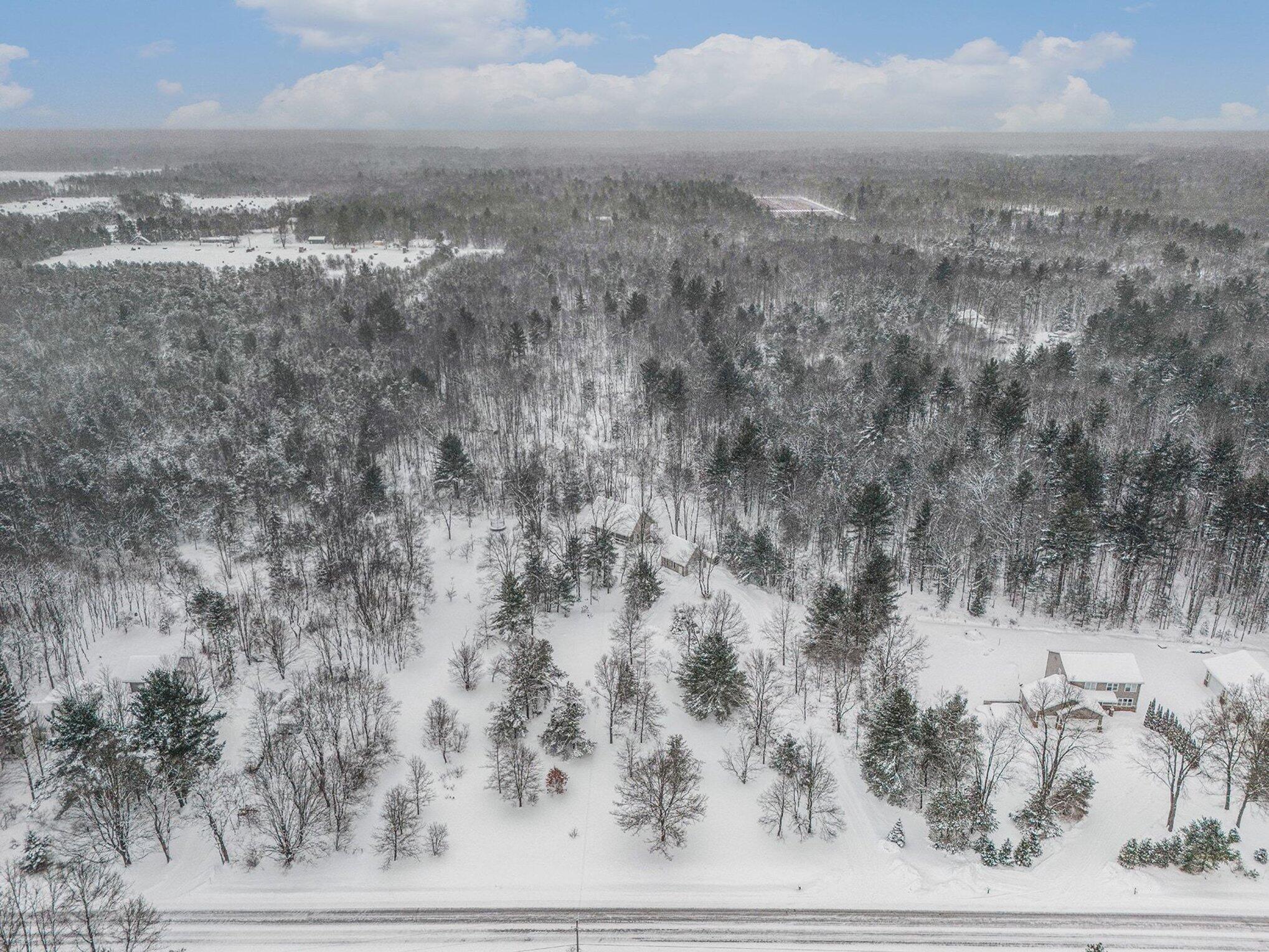 3553 Duck Lake Road Whitehall, MI 49461 - Photo 27 of 31 Aerial From Road