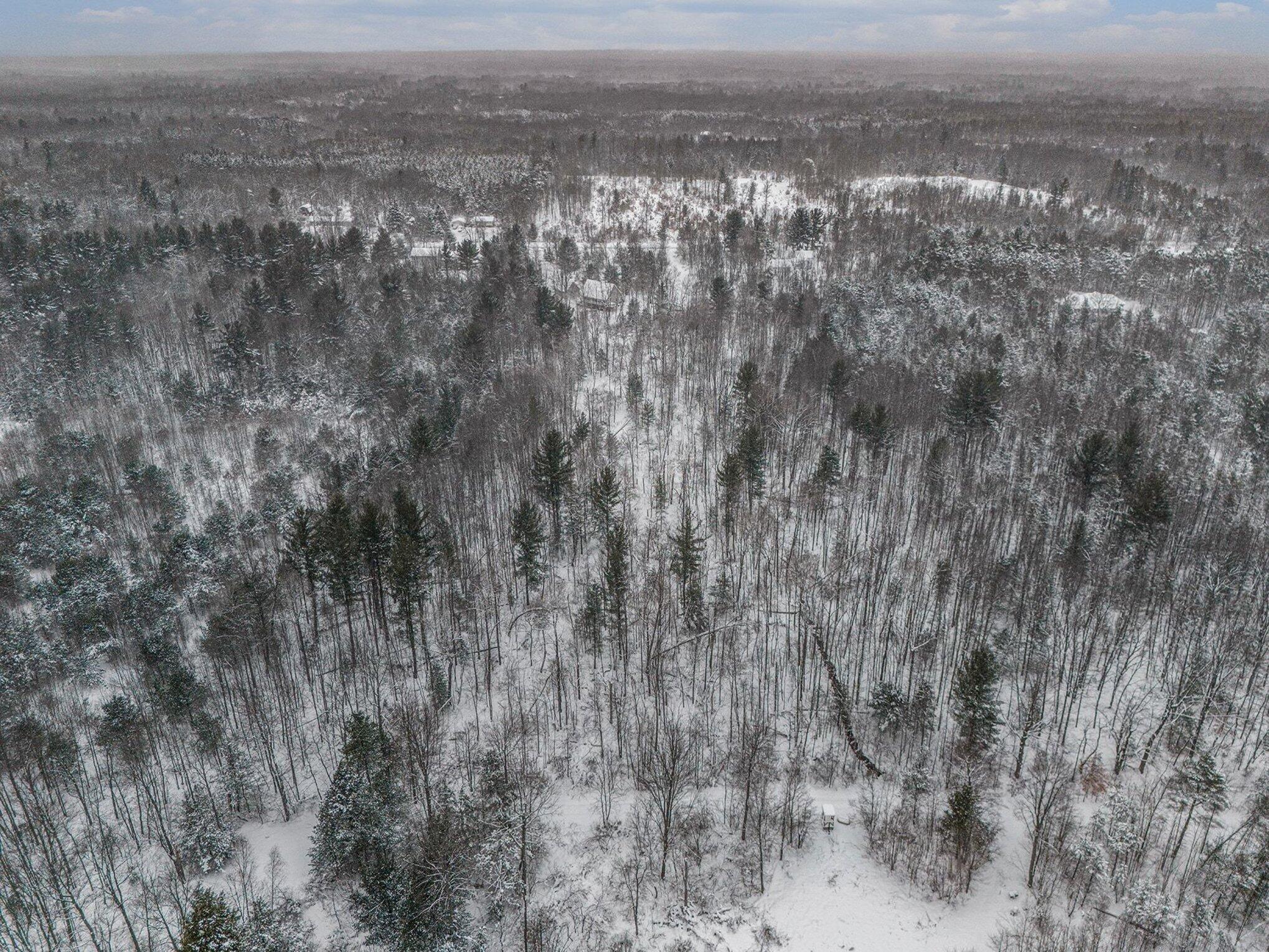 3553 Duck Lake Road Whitehall, MI 49461 - Photo 28 of 31 Aerial From Back of Property