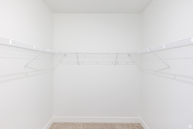 4664 South 680th West, Unit S303 Mapleton, UT 84664 - Photo 10 of 18 Spacious closet featuring white wire shelving, white walls, white trim, and neutral carpet