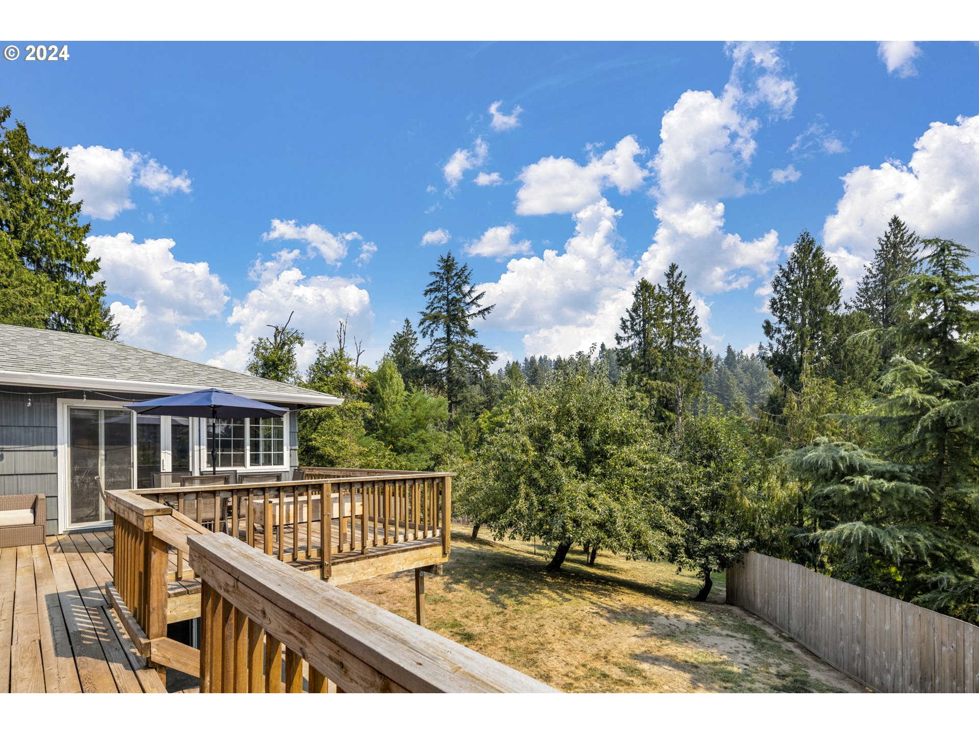 13762 Southeast Wiese Road Damascus, OR 97089 - Photo 30 of 44 a view of a house with wooden deck