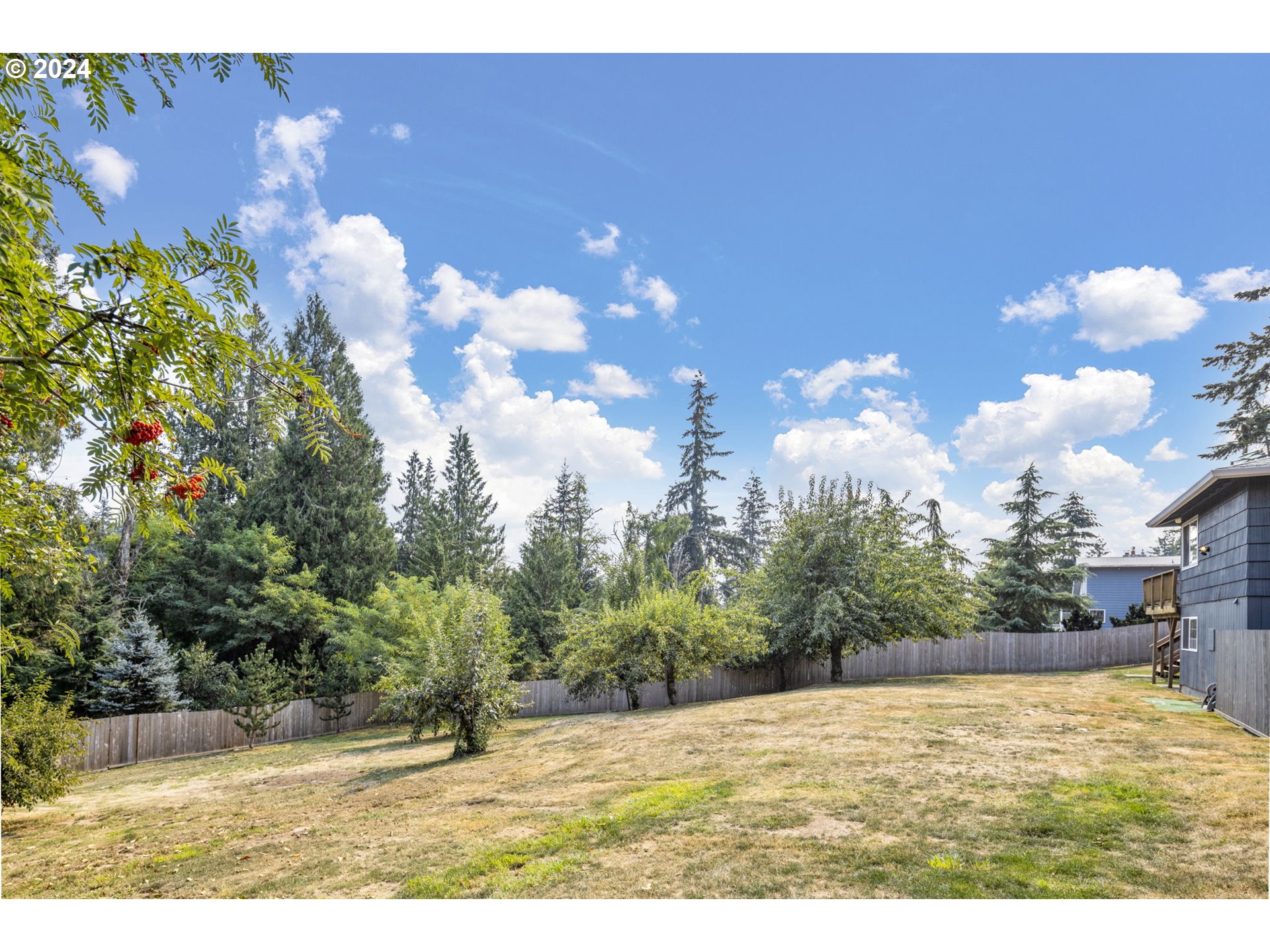 13762 Southeast Wiese Road Damascus, OR 97089 - Photo 34 of 44 a view of a backyard of a house