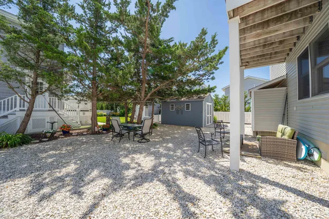 a view of a outdoor space with a patio