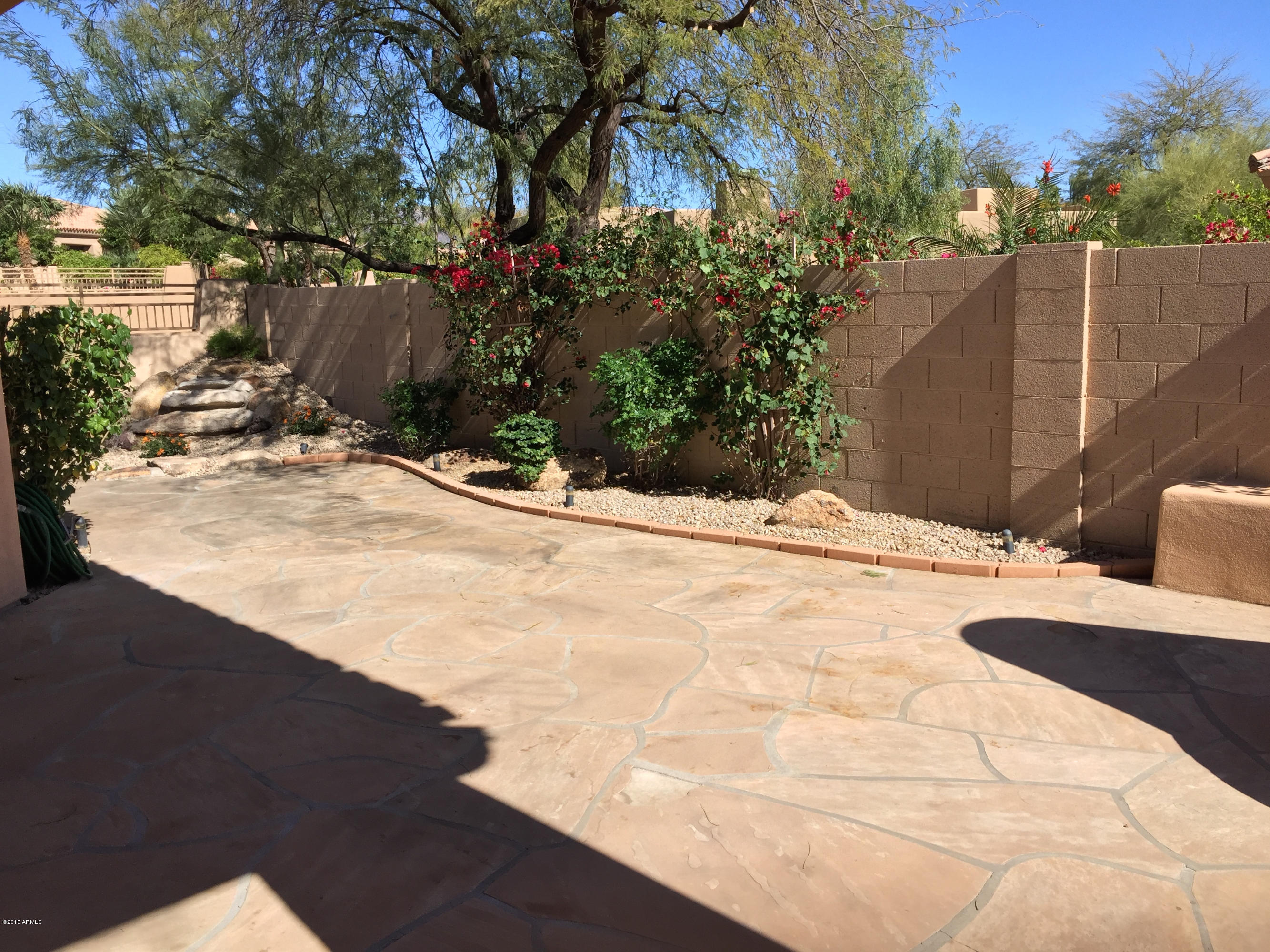 8191 East Mountain Spring Road Scottsdale, AZ 85255 - Photo 13 of 25 Flagstone Patio