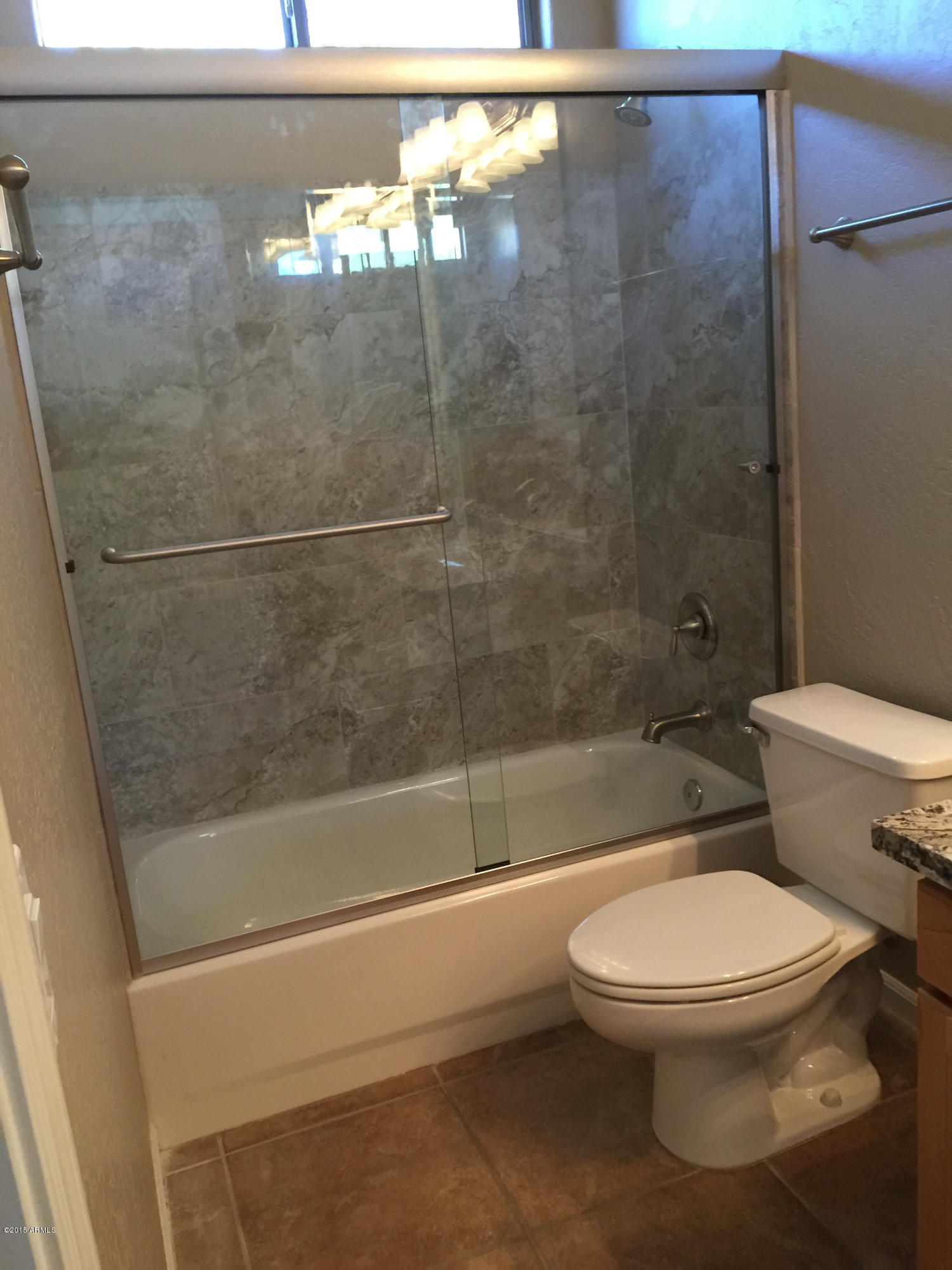8191 East Mountain Spring Road Scottsdale, AZ 85255 - Photo 24 of 25 3rd Bath - Tile w/ Glass Enclosure