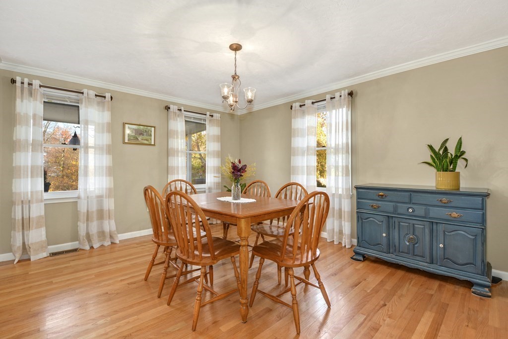 16 Barrett Road Marlborough, MA 01752 - Photo 12 of 41 a view of a dining room with furniture window and wooden floor